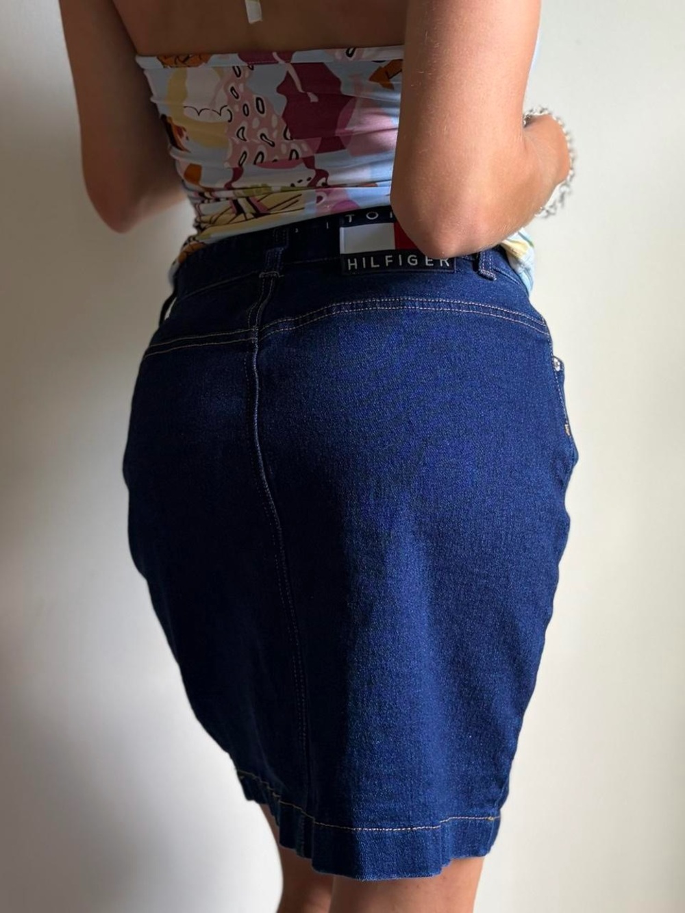 Tommy Hilfiger Dark Blue Denim Pencil Skirt Size 6